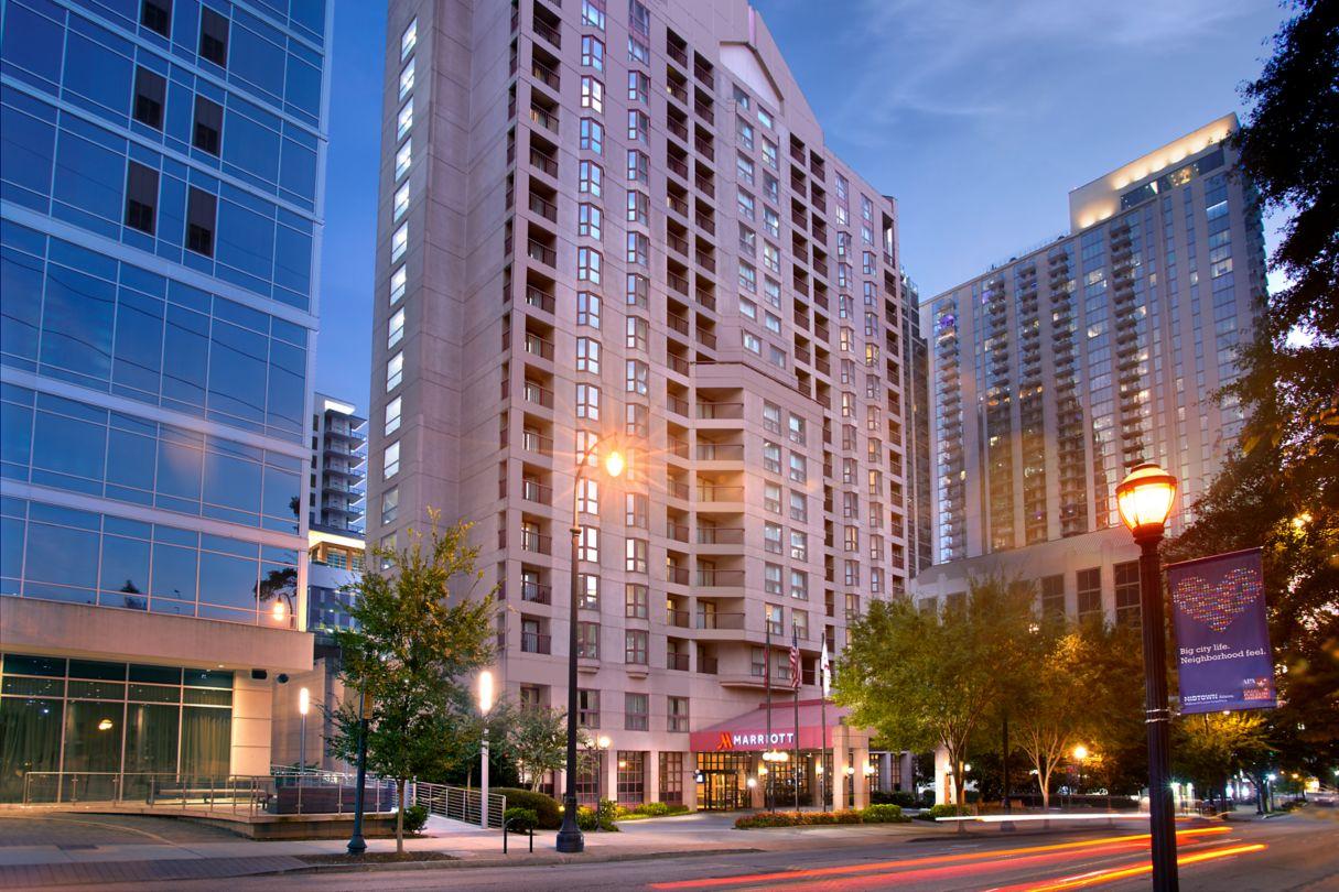 Atlanta Marriott Suites Midtown Экстерьер фото